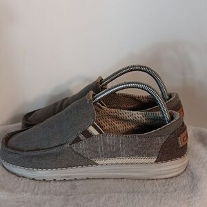 Hey Dude Gray Casual Slip-On Shoes